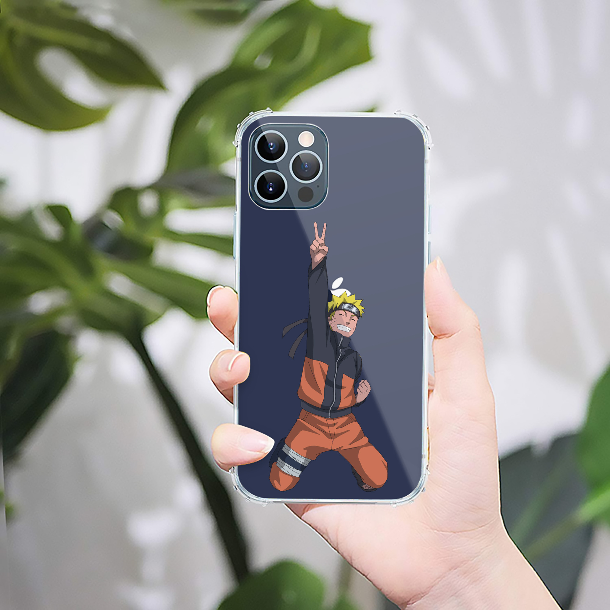 （画像用） NARUTO -ナルト- うずまき ナルト Uzumaki Naruto 【iPhone 12シリーズ対応】透明スマホケース（クリアソフトケース）